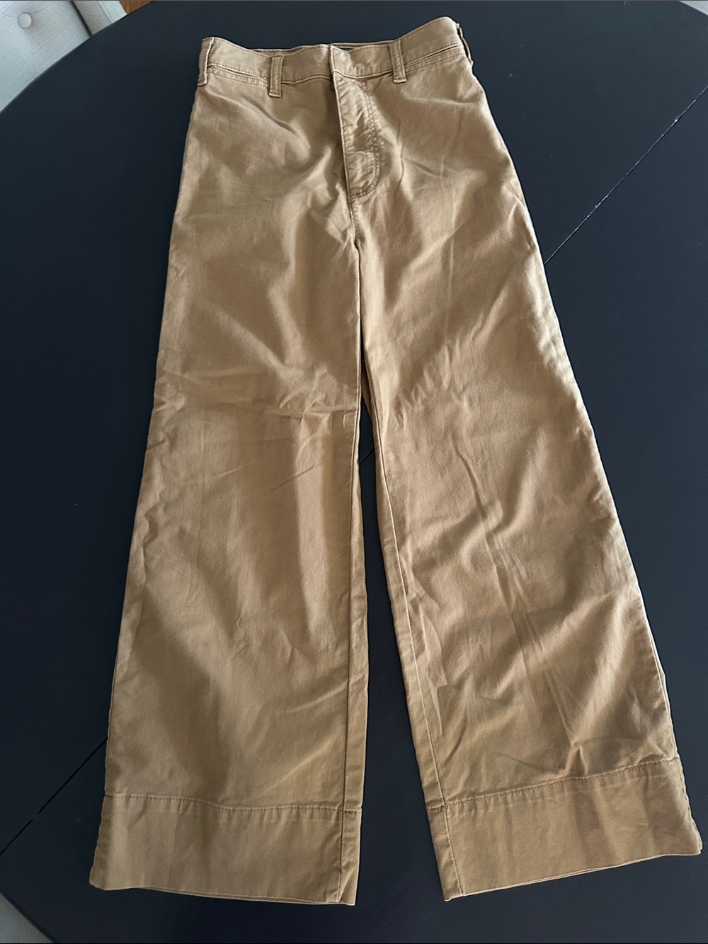 Abercrombie & Fitch Ultra High Rise Crop Wide Leg